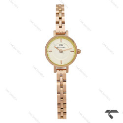 ساعت دنیل ولینگتون زنانه مینی Petite رز صفحه نباتی بندفلزی DW-10440-L