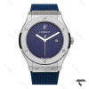 هابلوت صفحه مهندسی مردانه استیل سرمه ای بند رابر Hublot-10442-G