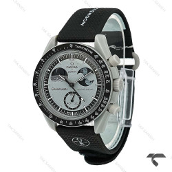 ساعت امگا سواچ ماموریت به زمین مون فیس بند رابر جدید Swatch-10599-U