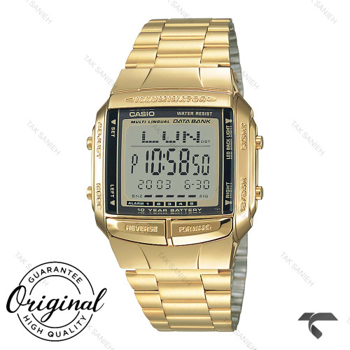 ساعت طلایی کاسیو دیجیتالی DB-360G-9A مردانه اورجینال Casio-10259-G