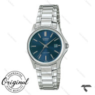 ساعت زنانه کاسیو LTP-1183A-2A سیلور صفحه سرمه ای Casio-10272-L