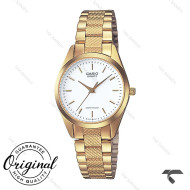 ساعت کاسیو LTP-1274G-7A زنانه طلایی صفحه سفید Casio-10279-L