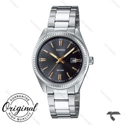 ساعت کاسیو زنانه LTP-1302D-1A2V تقویم دار عقربه طلایی Casio-10282-L