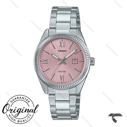 ساعت زنانه کاسیو LTP-1302DD-4A1V سیلور صفحه صورتی Casio-10287-L ساعت زنانه کاسیو LTP-1302DD-4A1V سیلور صفحه صورتی Casio-10287-L