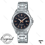ساعت زنانه کاسیو LTP-1308D-1A2V سیلور صفحه مشکی Casio-10292-L