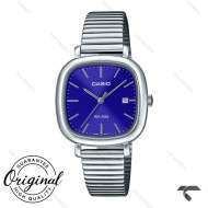 ساعت کاسیو زنانه LTP-B166D-2AV سیلور صفحه سرمه ای Casio-10299-L