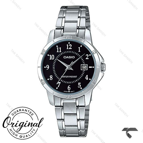 ساعت کاسیو زنانه تقویم دار LTP-V004D-1B سیلور Casio-10308-L