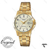 ساعت طلایی زنانه کاسیو LTP-V004G-9B تقویم دار اصل Casio-10313-L