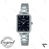ساعت کاسیو زنانه مستطیلی LTP-V009D-1EU سیلور صفحه مشکی Casio-10331-L ساعت کاسیو زنانه مستطیلی LTP-V009D-1EU سیلور صفحه مشکی Casio-10331-L