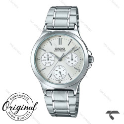 ساعت کاسیو LTP-V300D-7 زنانه تمام سیلور Casio-10340-L
