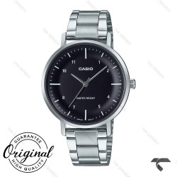 کاسیو زنانه LTP-VT03D-1B سیلور صفحه مشکی Casio-10348-L