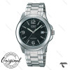 ساعت مردانه کاسیو MTP-1215A-1A سیلور صفحه مشکی Casio-10355-G
