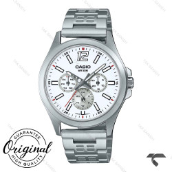 ساعت کاسیو مردانه MTP-E350D-7BV سیلور کرنوگراف Casio-10380-G