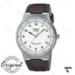 ساعت کاسیو MTP-RS105L-7BV مردانه سولار بند چرم قهوه ای Casio-10393-G