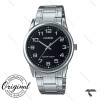 کاسیو مردانه MTP-V001D-1BU سیلور صفحه مشکی Casio-10394-G
