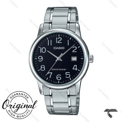 ساعت کاسیو MTP-V002D-1BU مردانه فلزی صفحه مشکی Casio-10395-G