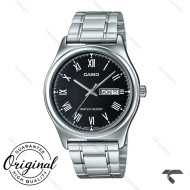 ساعت کاسیو مردانه MTP-V006D-1BU سیلور مشکی ایندکس یونانی Casio-10408-G