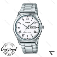 ساعت کاسیو مردانه MTP-V006D-7BU سیلور ایندکس یونانی Casio-10411-G