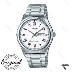 ساعت کاسیو مردانه MTP-V006D-7BU سیلور ایندکس یونانی Casio-10411-G