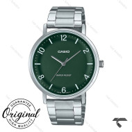 ساعت کاسیو مردانه MTP-VT03D-3B سیلور صفحه سبز Casio-10423-G