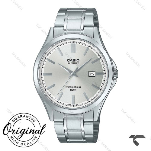 ساعت کاسیو مردانه MTS-115D-7AV فلزی تمام سیلور Casio-10428-G ساعت کاسیو مردانه MTS-115D-7AV فلزی تمام سیلور Casio-10428-G