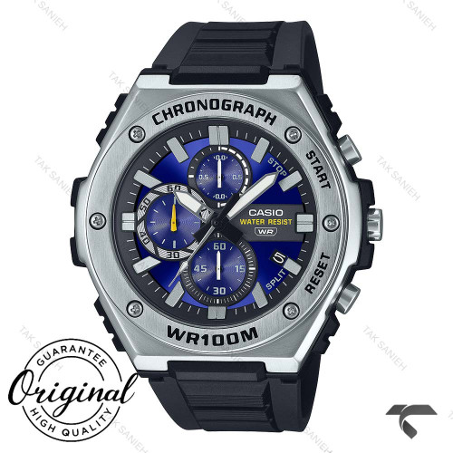 ساعت کاسیو بند رابر کورنوگراف MWA-300H-2AV مردانه اصل Casio-10431-G