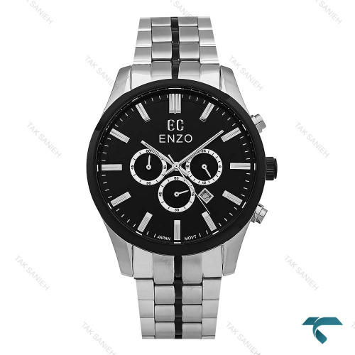 ساعت مچی مردانه انزو کورنوگراف EC-3122 اورجینال صفحه مشکی Enzo-8784-G ساعت مچی مردانه انزو کورنوگراف EC-3122 اورجینال صفحه مشکی Enzo-8784-G