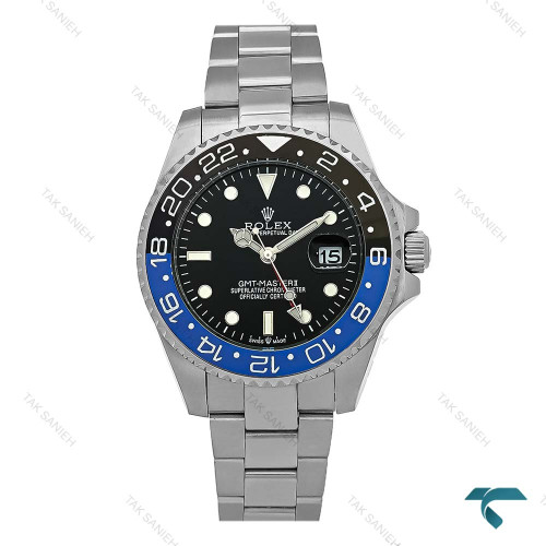 ساعت مردانه رولکس GMT Master 2 استیل صفحه مشکی آبی Rolex-8810-G ساعت مردانه رولکس GMT Master 2 استیل صفحه مشکی آبی Rolex-8810-G