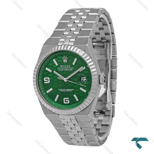 رولکس اویستر پرپچوال لند دولر مردانه سیلور صفحه سبز Rolex-8813-G رولکس اویستر پرپچوال لند دولر مردانه سیلور صفحه سبز Rolex-8813-G
