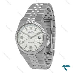 ساعت مچی رولکس لند دوئلر مردانه تمام سیلور Rolex-8815-G