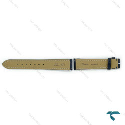 بند چرم فابریک ساعت کارتیر دموند زنانه سرمه ای Cartier-Strap-8825-L