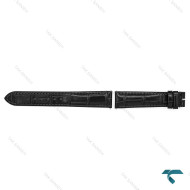 بند چرم فابریک ساعت کارتیر دومونت مشکی Cartier-Strap-8826-L