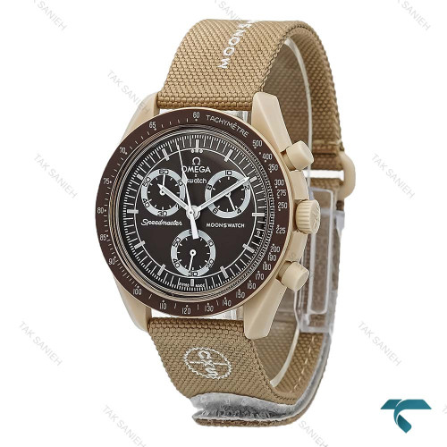 ساعتمچی سواچ ماموریت به زمین خاکی بند برزنت Swatch-8838-U