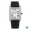 کارتیه تانک بند چرم مشکی مردانه Cartier-8891-G کارتیه تانک بند چرم مشکی مردانه Cartier-8891-G