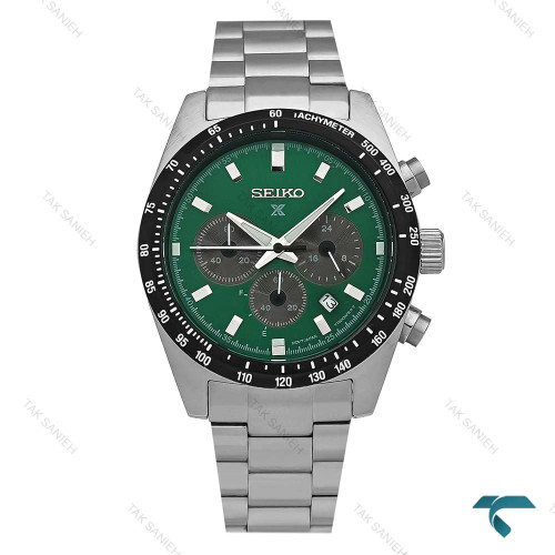 ساعت سیکو X مردانه صفحه سبز زه مشکی Seiko-8897-G ساعت سیکو X مردانه صفحه سبز زه مشکی Seiko-8897-G