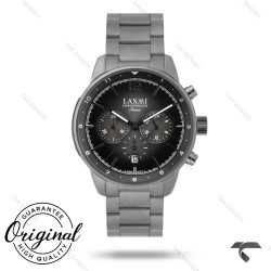 ساعت لاکسمی کورنوگراف مردانه 8160-6 فیلی صفحه مشکی Laxmi-9247-G