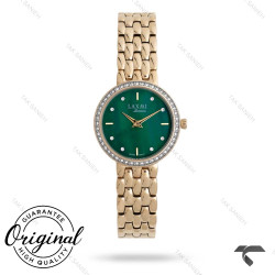 لاکسمی زنانه 8172-6 طلایی دورنگین صفحه سبز Laxmi-9294-L