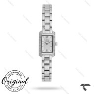 ساعت لاکسمی مستطیلی ظریف زنانه 8178-1 سیلور صفحه سفید Laxmi-9309-L