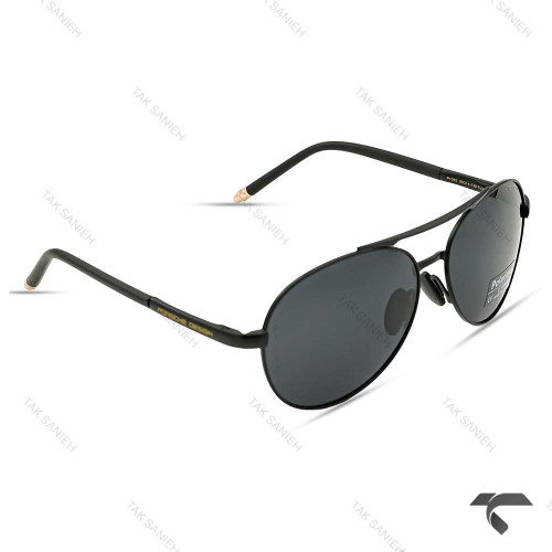 عینک دودی پورشه دیزاین P1095 مردانه یو وی 400 پلاریزه Porsche-9835-G