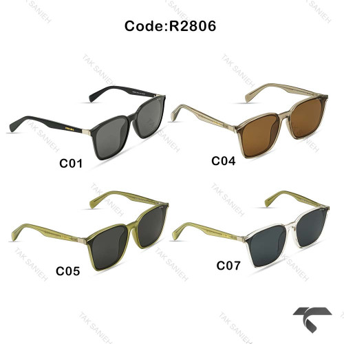 عینک آفتابی پرادا R2806 یونی سکس پلاریزه Prada-9837-U عینک آفتابی پرادا R2806 یونی سکس پلاریزه Prada-9837-U