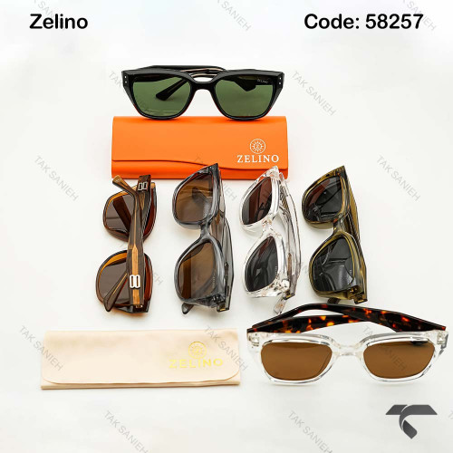 عینک زلینو 58257 آفتابی زنانه مردانه یو وی 400 پلاریزه Zelino-9823-U عینک زلینو 58257 آفتابی زنانه مردانه یو وی 400 پلاریزه Zelino-9823-U