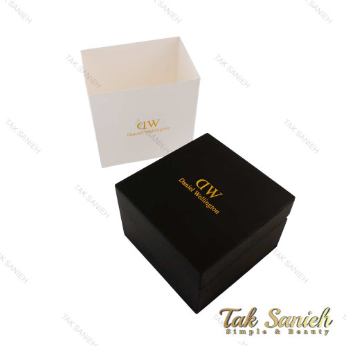ساعتDW زنانه گرد استیل صفحه سرمه ای متوسط DW-7388-L