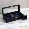 جعبه ساعت مچی 4 تایی رنگ بدنه مشکی Watches-Box-4-5257-U جعبه ساعت مچی 4 تایی رنگ بدنه مشکی Watches-Box-4-5257-U