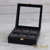 جعبه ساعت مچی 6 تایی رنگ بدنه مشکی Watches-Box-6-5260-U