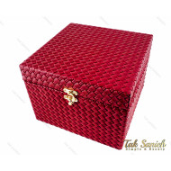 جعبه کادویی صندوقی چرمی مکعب مستطیل سایز بزرگ مدل Box-2874-L