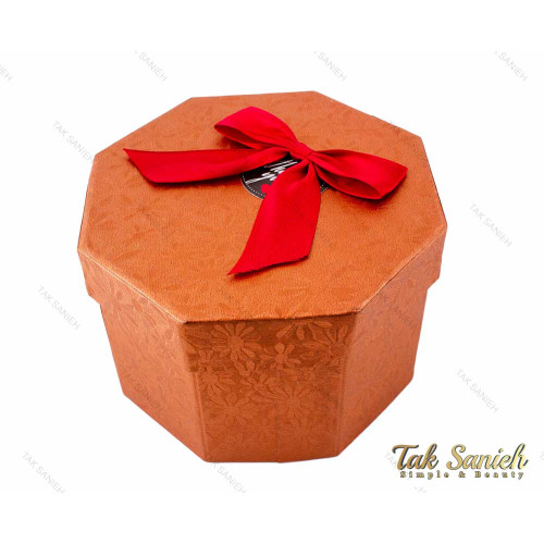 جعبه هدیه هشت ضلعی مقوایی سایز کوچک مدل Box-2884-S
