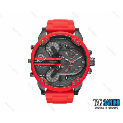 ساعت دیزل هفت موتوره مردانه قرمز Diesel-2701-G