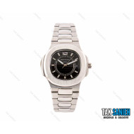 ساعت پتک فلیپ ناتیلوس زنانه نقره ای صفحه مشکی Patek-2469-L ساعت پتک فلیپ ناتیلوس زنانه نقره ای صفحه مشکی Patek-2469-L