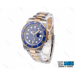 ساعت رولکس Submariner مردانه دورنگ طلایی آبی Rolex-2532-G