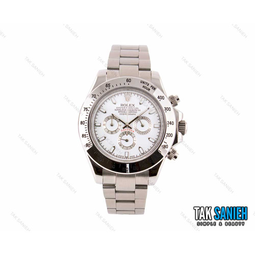ساعت رولکس مردانه دیتونا نقره ای سفید Rolex-2610-G ساعت رولکس مردانه دیتونا نقره ای سفید Rolex-2610-G
